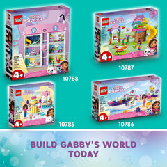 Lego Gabby's Dollhouse rooftop dance floor for party-ready pretend play