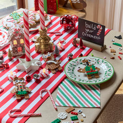 LEGO Gingerbread Ornaments package photo shows contents of 190-piece set.