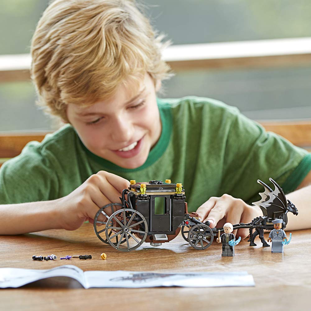 LEGO Grindelwald figure for dramatic scenes and display.