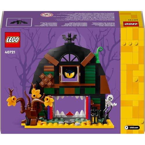LEGO Halloween Barn 40721 black pots complete the Halloween-themed build.