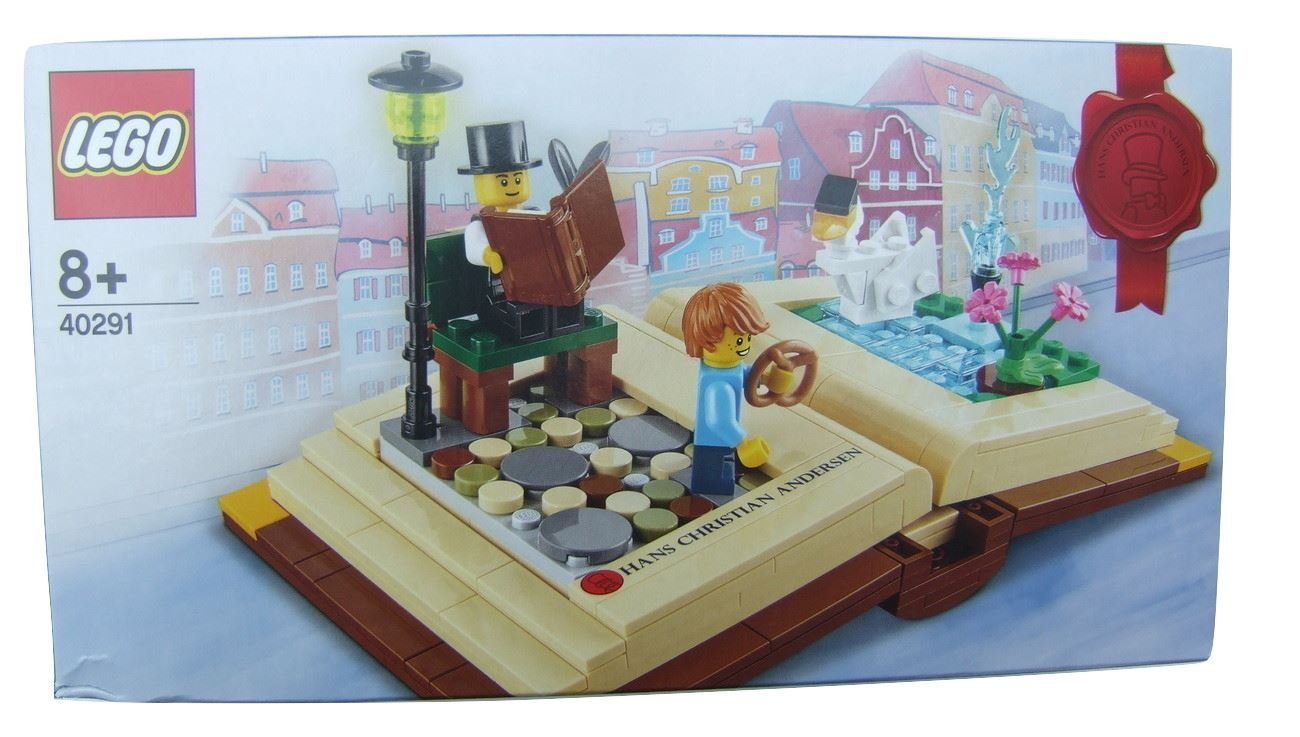 LEGO Hans Christian Andersen 40291 storybook cover sparks imaginative storytelling and cozy pretend play.