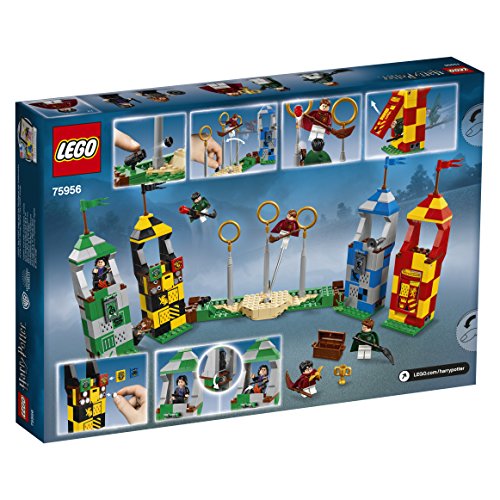 LEGO Harry Potter 75956 Broom-mounted shooter launches Quaffle during play