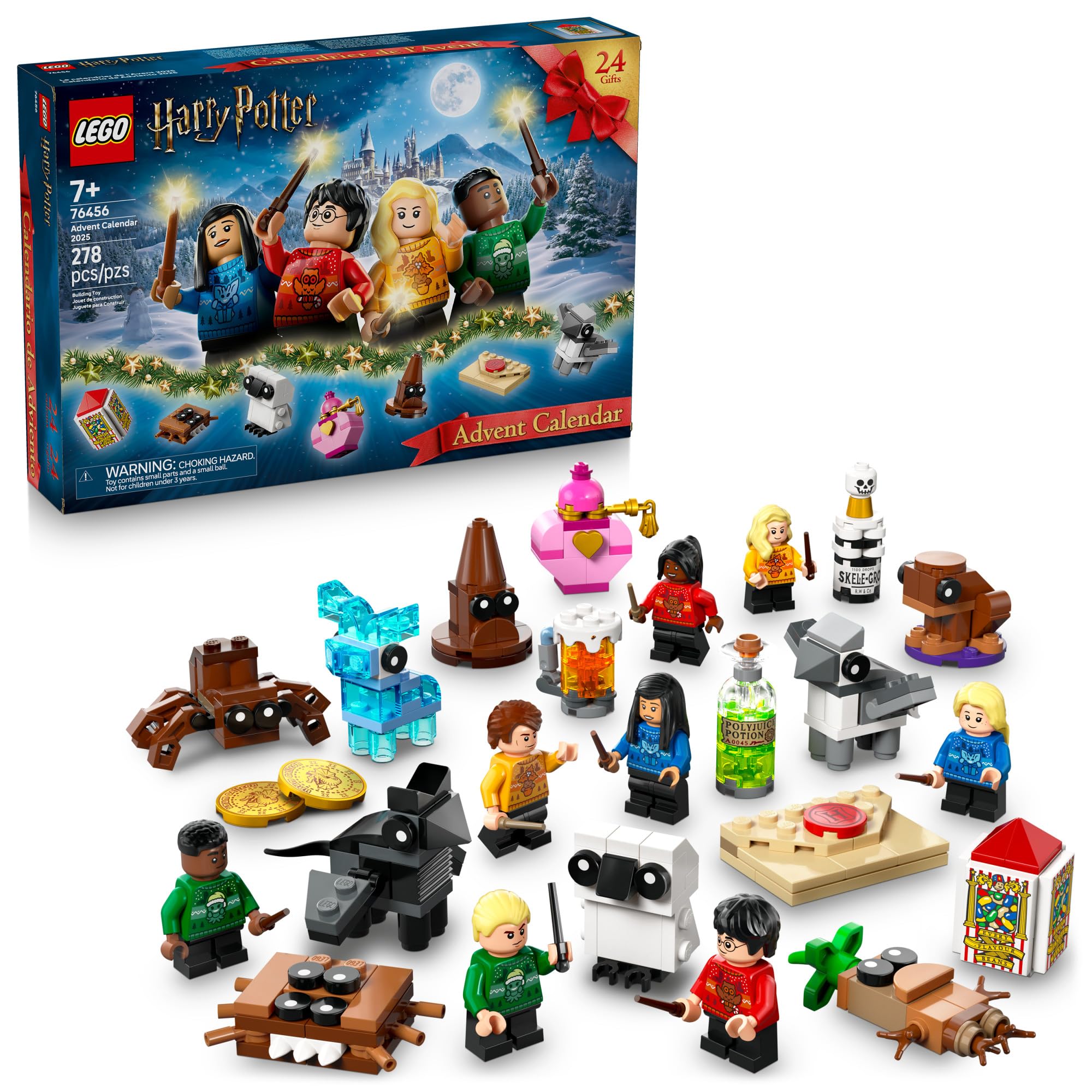 LEGO Harry Potter Advent Calendar 2025 front display for holiday build-and-share moments