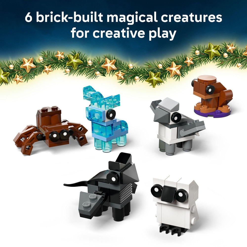 LEGO Harry Potter Advent Calendar 2025 mini-builds collection featuring iconic items for pretend play