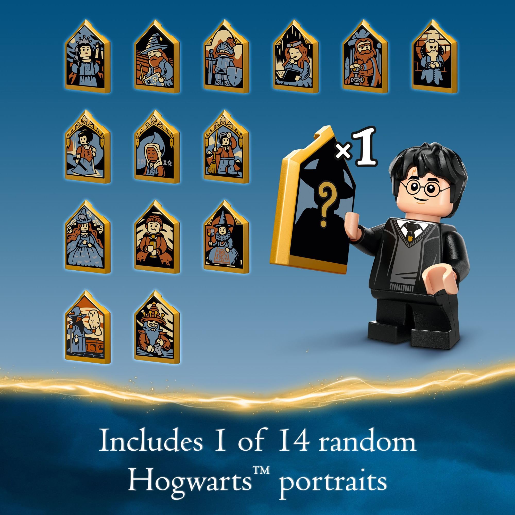 LEGO Harry Potter Argus Filch minifigure for Hogwarts stories.