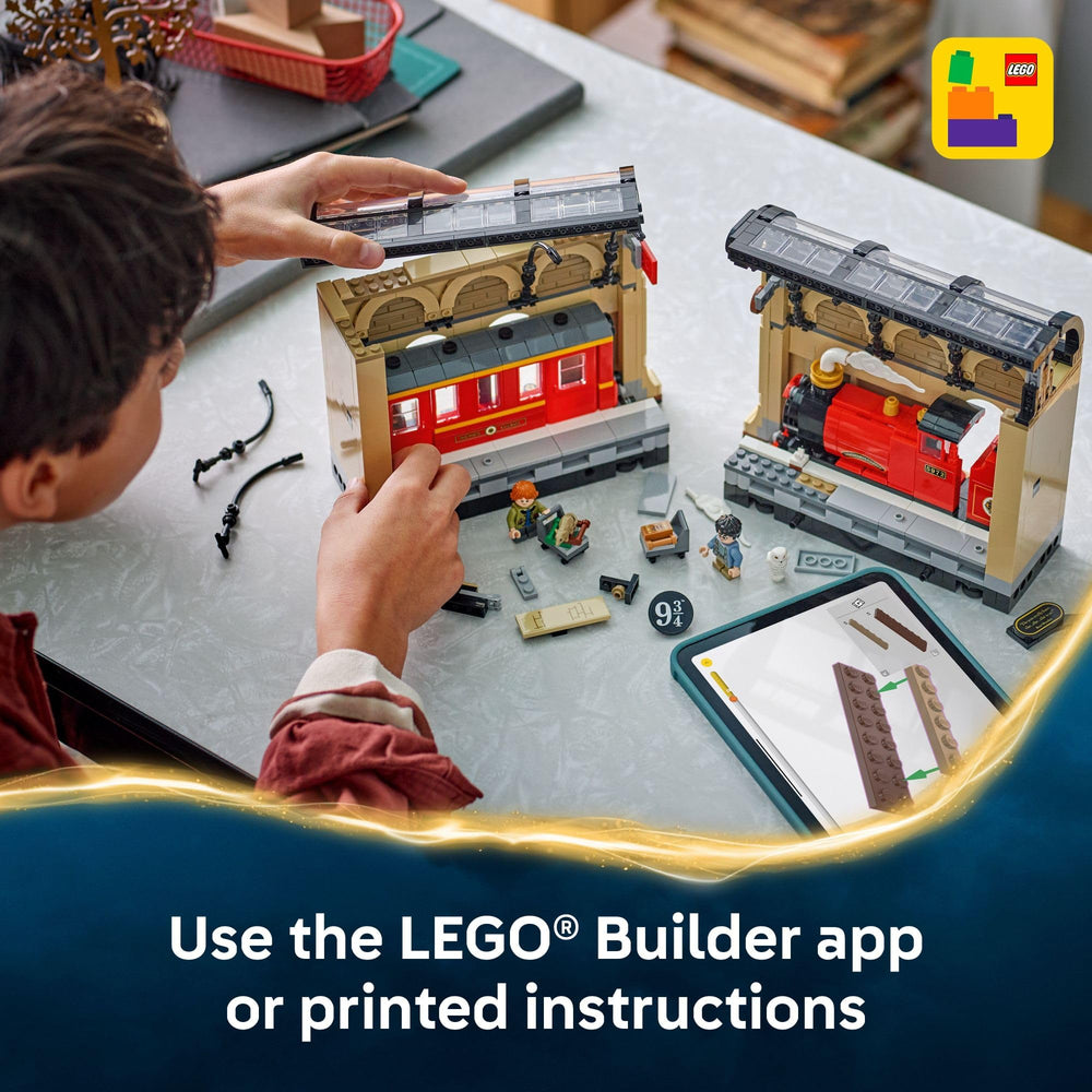 LEGO Harry Potter Book Nook doubles as magical bookends for organized display