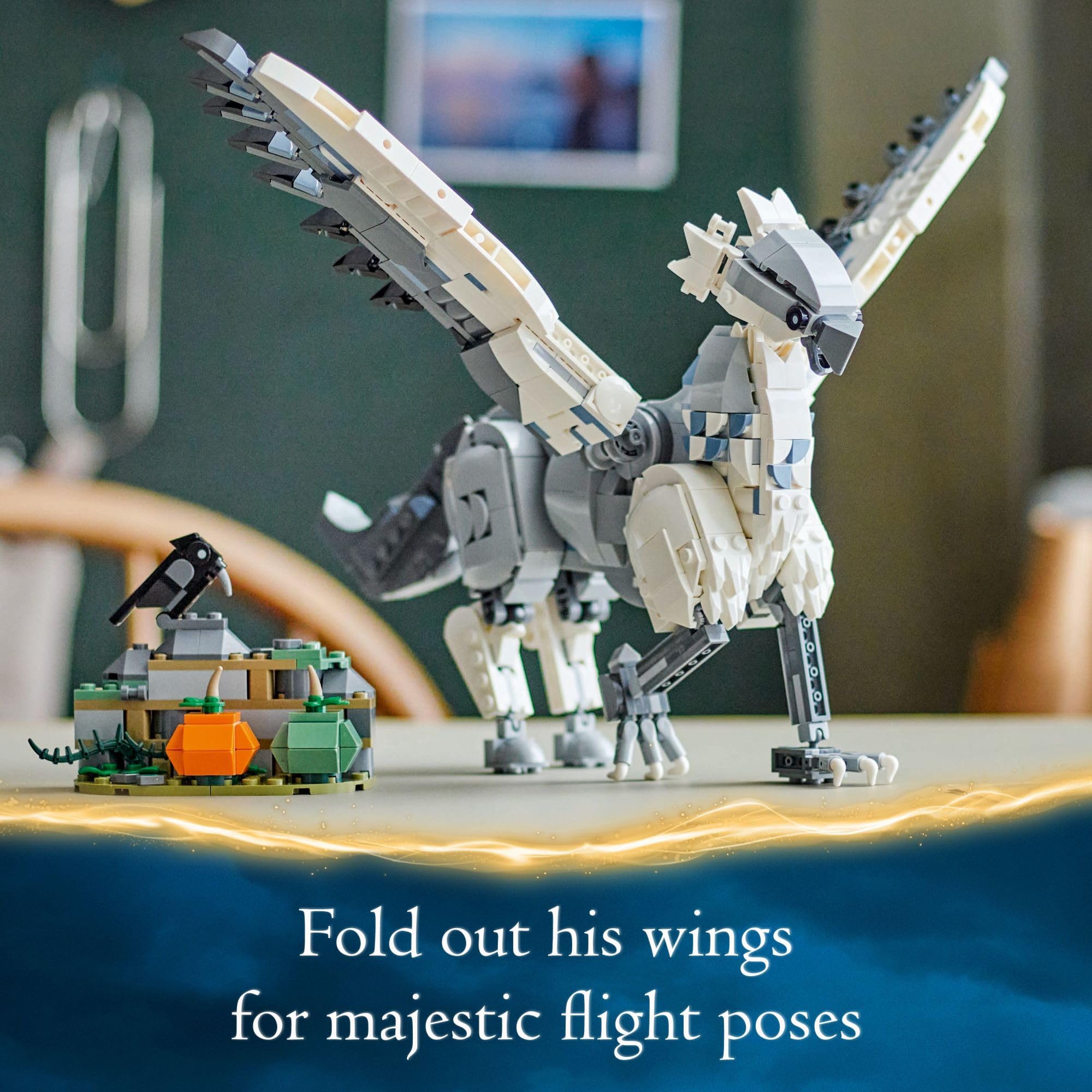 Buckbeak head tilt showing poseability and character details