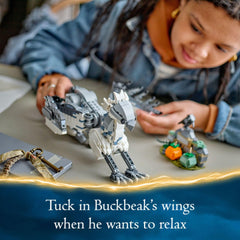 Buckbeak legs adjusted for walking or bowing poses