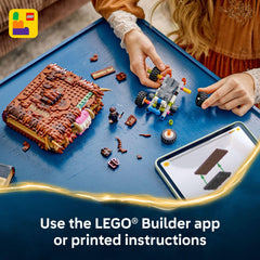 LEGO Harry Potter Chomping Monster Book gift-ready packaging showcase