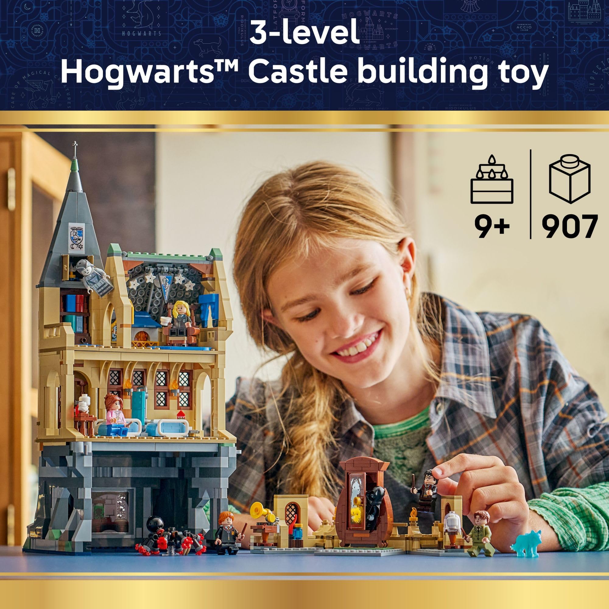 LEGO Harry Potter DADA classroom removable section image for flexible storytelling