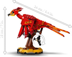 LEGO Harry Potter Fawkes packaging highlights collectible detail and gift appeal