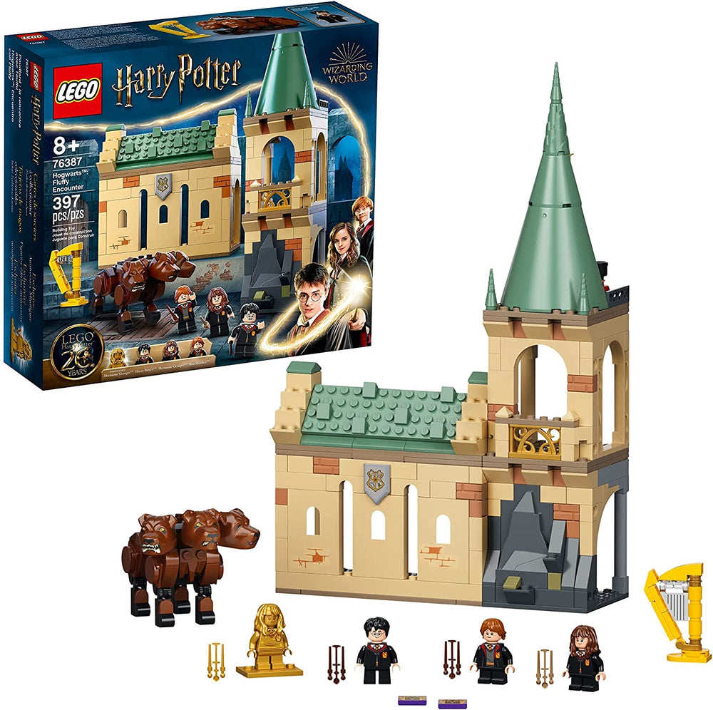 LEGO Harry Potter Fluffy Encounter 76387 giant three-headed dog inspires imaginative play