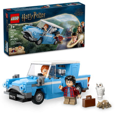 LEGO Harry Potter Flying Ford Anglia front view for imaginative wizarding adventures.