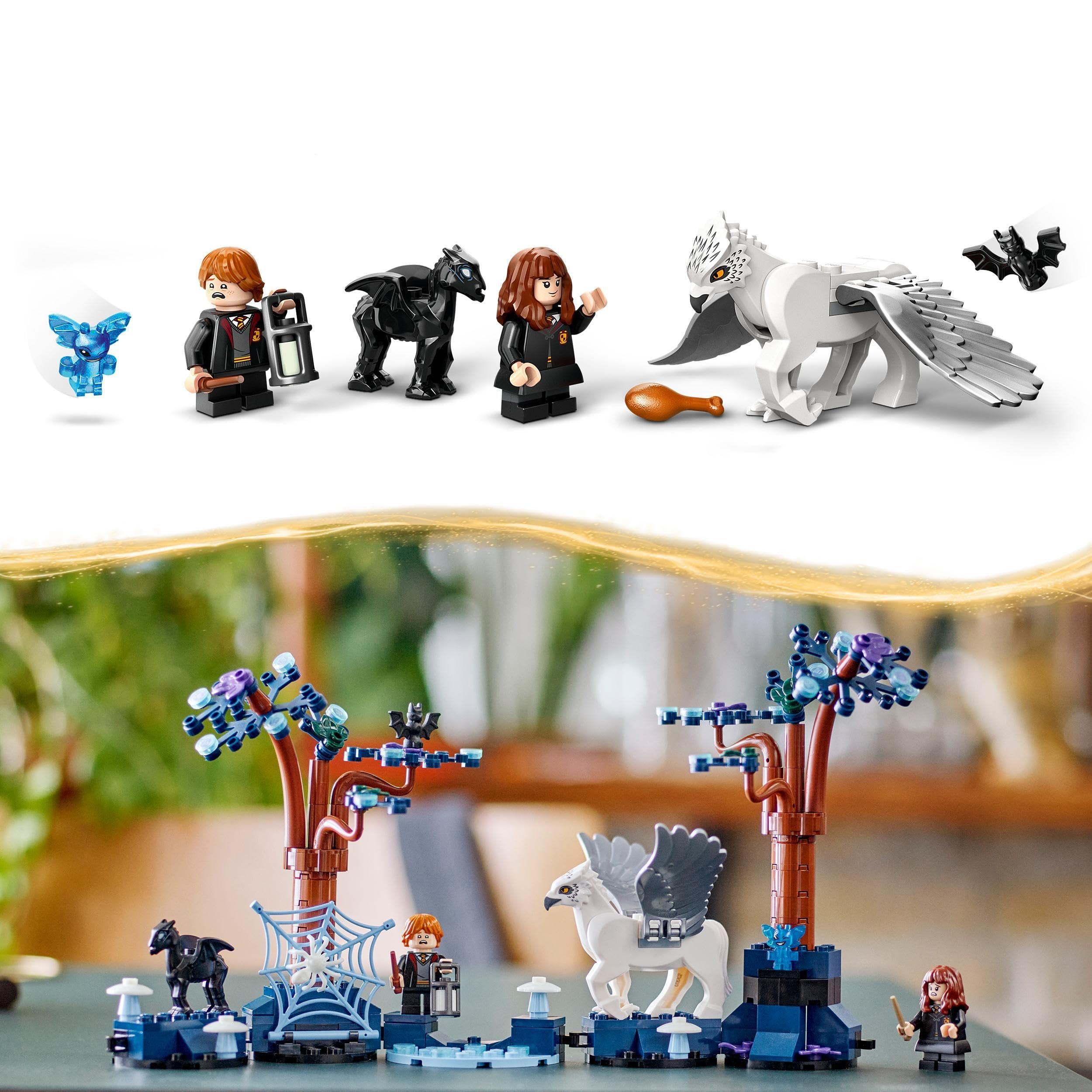 LEGO Harry Potter Forbidden Forest 76432 wands and accessories enable expressive scenes