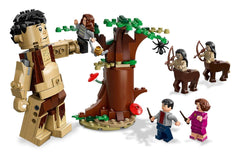 LEGO Harry Potter Forbidden Forest tree with lantern accessory provides atmospheric play