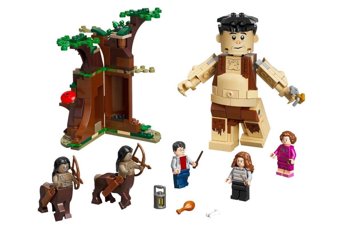 LEGO Harry Potter Forbidden Forest Umbridge minifigure adds dramatic role-play