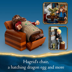 LEGO Harry Potter Hagrid's Hut interior portraits add collectible charm