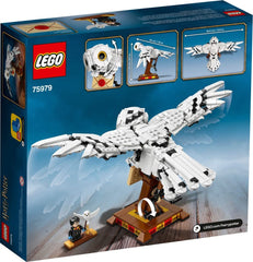 LEGO Hedwig base display provides sturdy stand to showcase the owl centerpiece