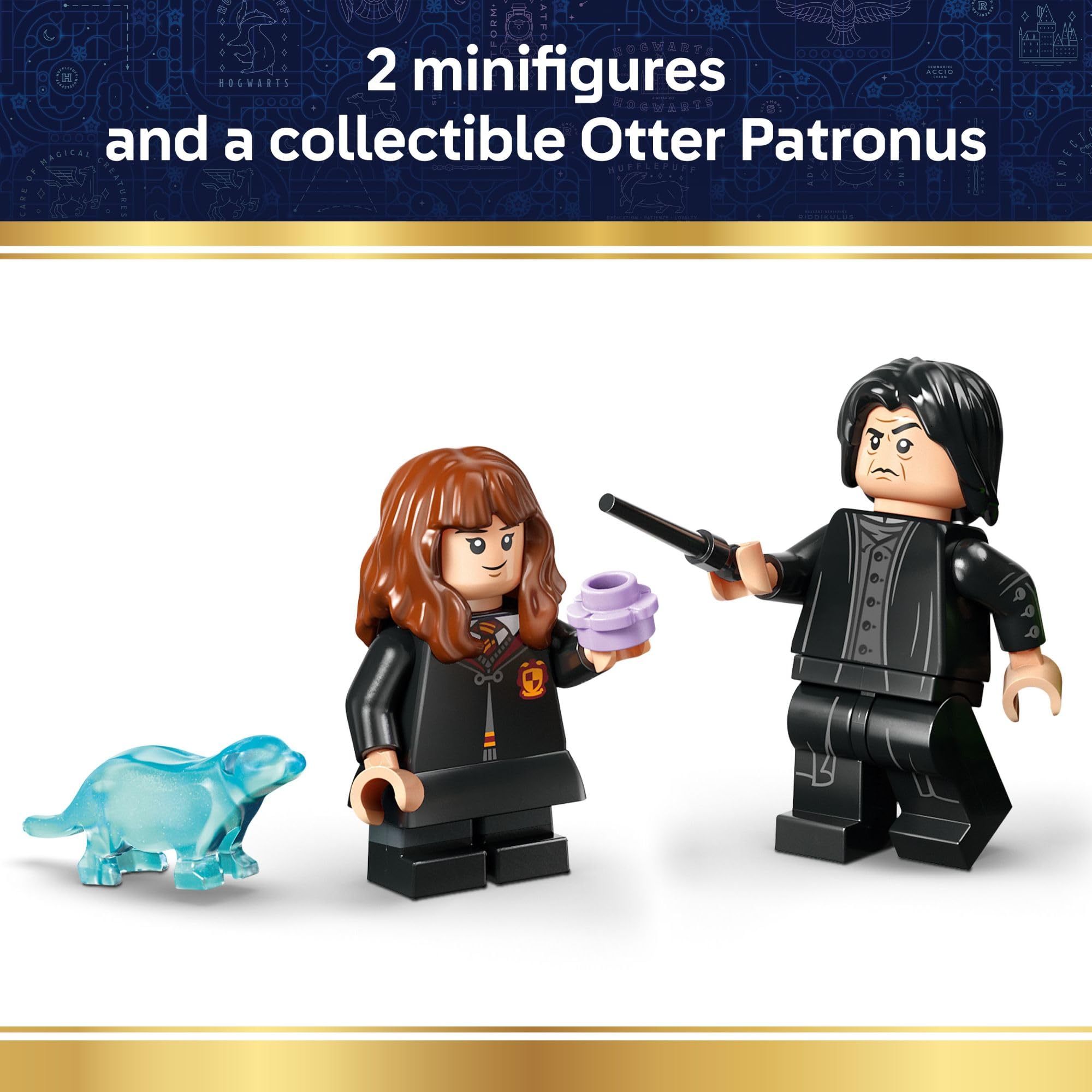 LEGO Harry Potter Hermione Otter Patronus enhances magical storytelling.