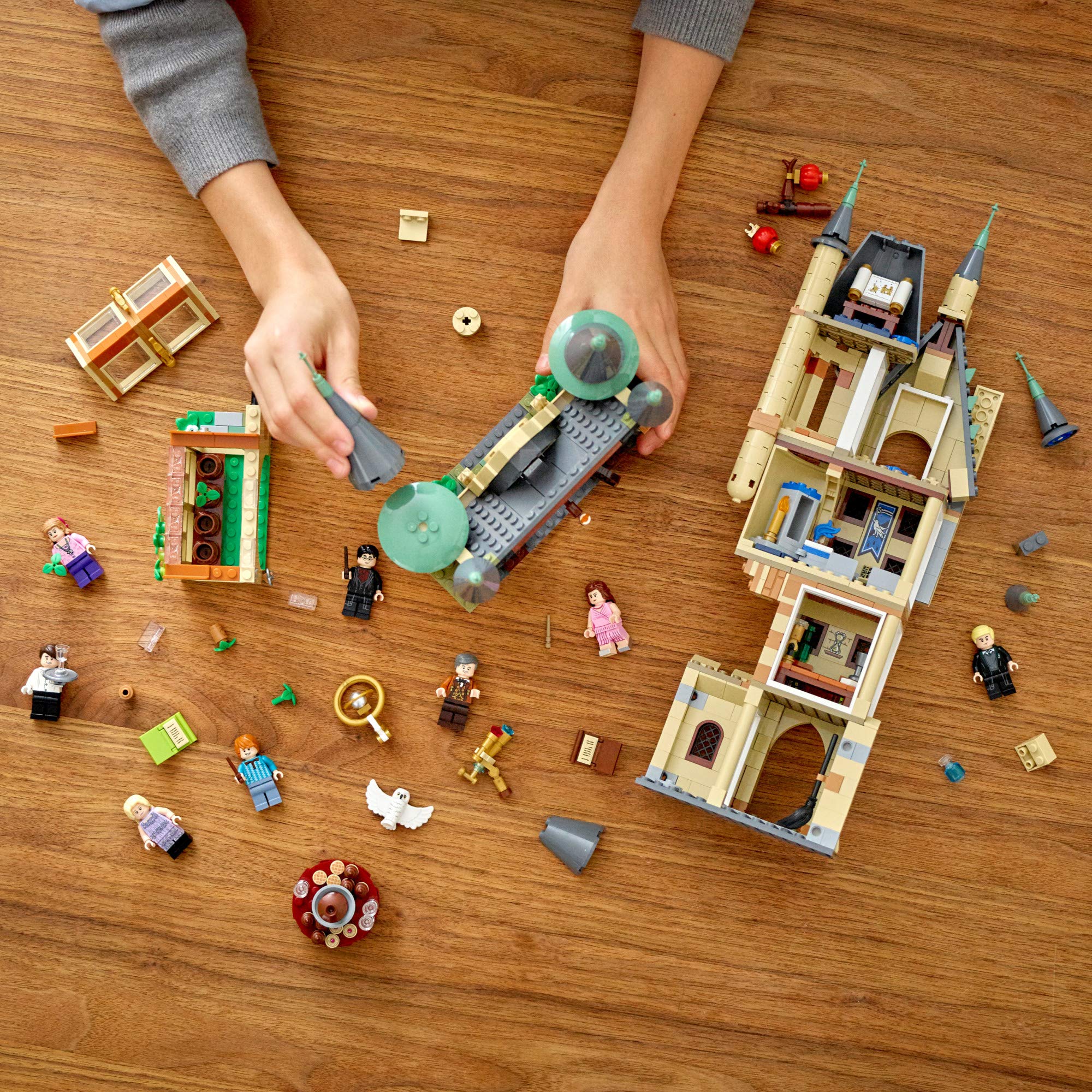 LEGO Harry Potter Hogwarts Astronomy Tower Slughorn party adds fun social scenes