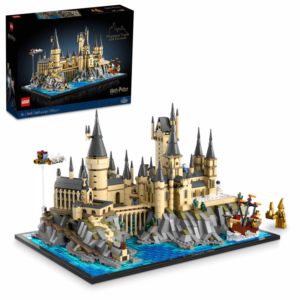 LEGO Harry Potter Hogwarts Castle main tower display model for collectors