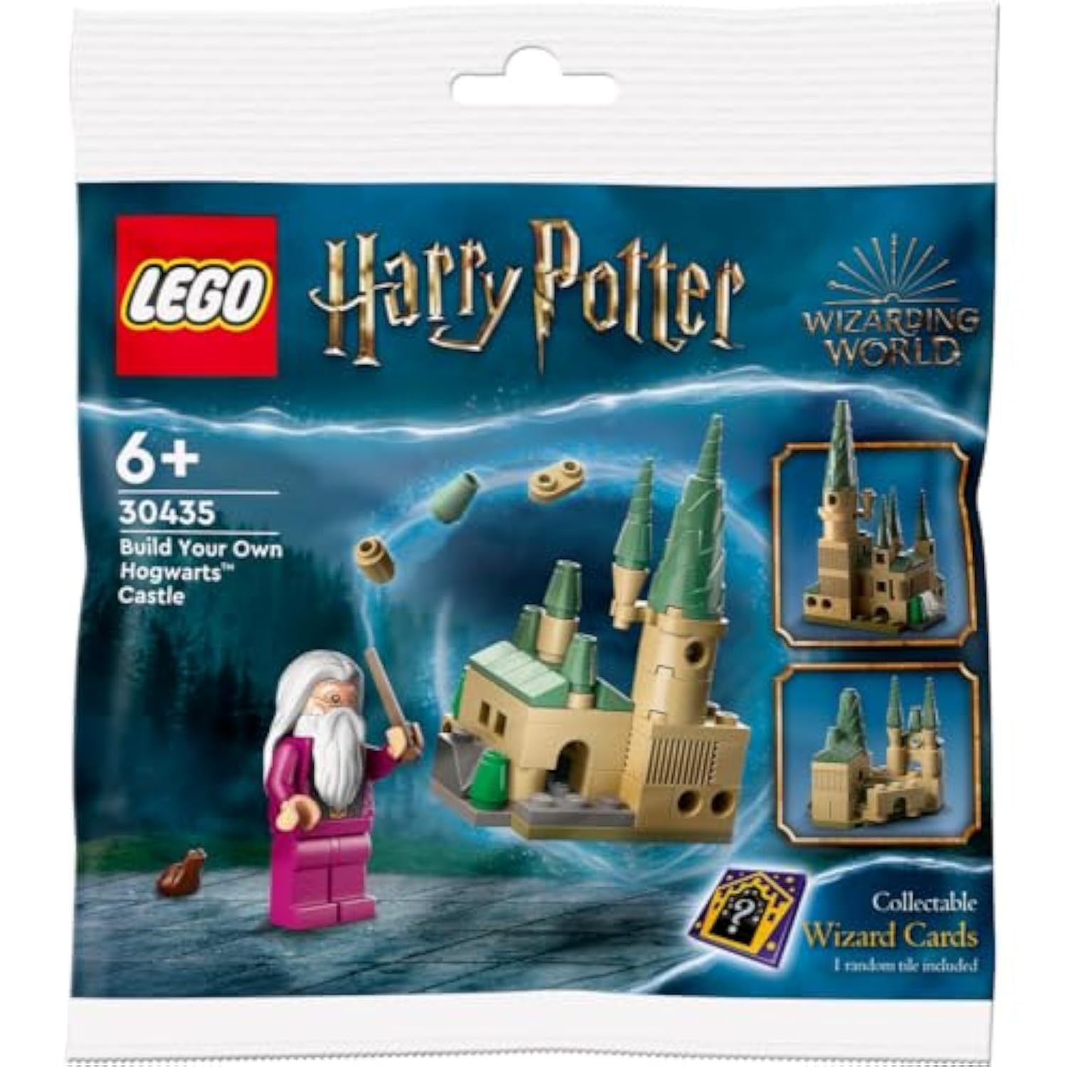 LEGO Harry Potter Hogwarts Castle polybag build for imaginative play and display