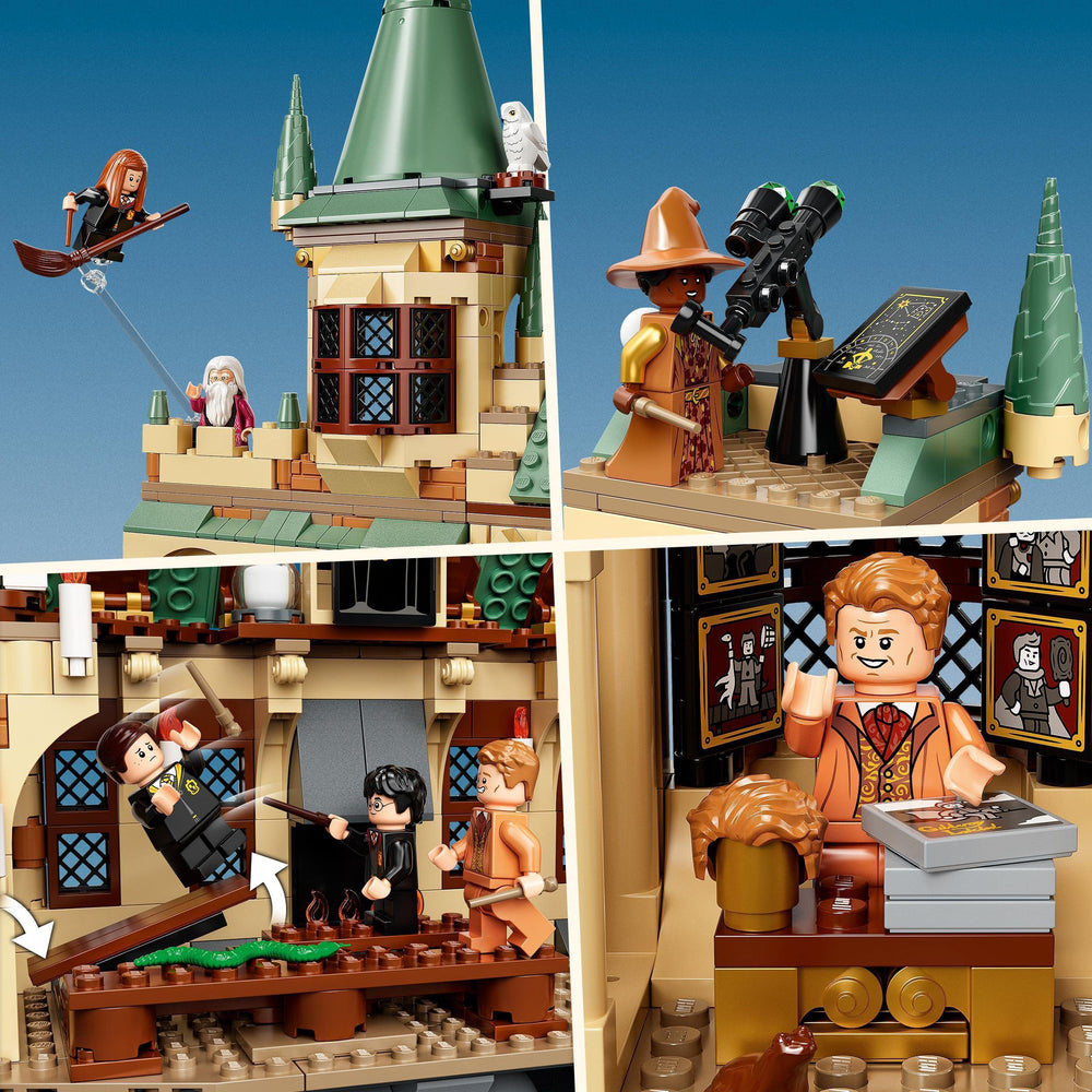 LEGO Harry Potter Hogwarts Chamber of Secrets Nearly Headless Nick glow figure for magical ambiance.