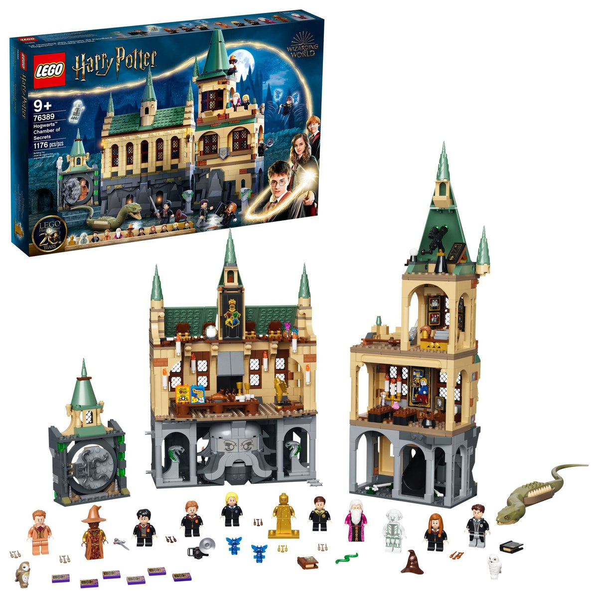 LEGO Harry Potter Hogwarts Chamber of Secrets tower entrance promotes imaginative play and exploration