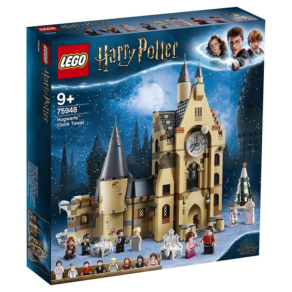 LEGO Harry Potter Hogwarts Clock Tower exterior view, a detailed display piece for fans