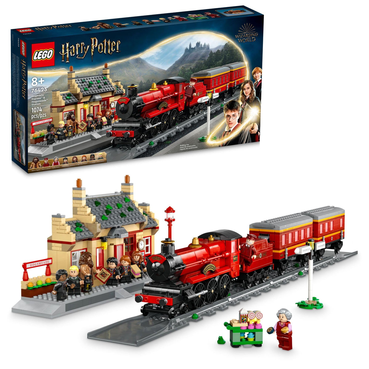 LEGO Harry Potter Hogwarts Express engine for imaginative train adventures