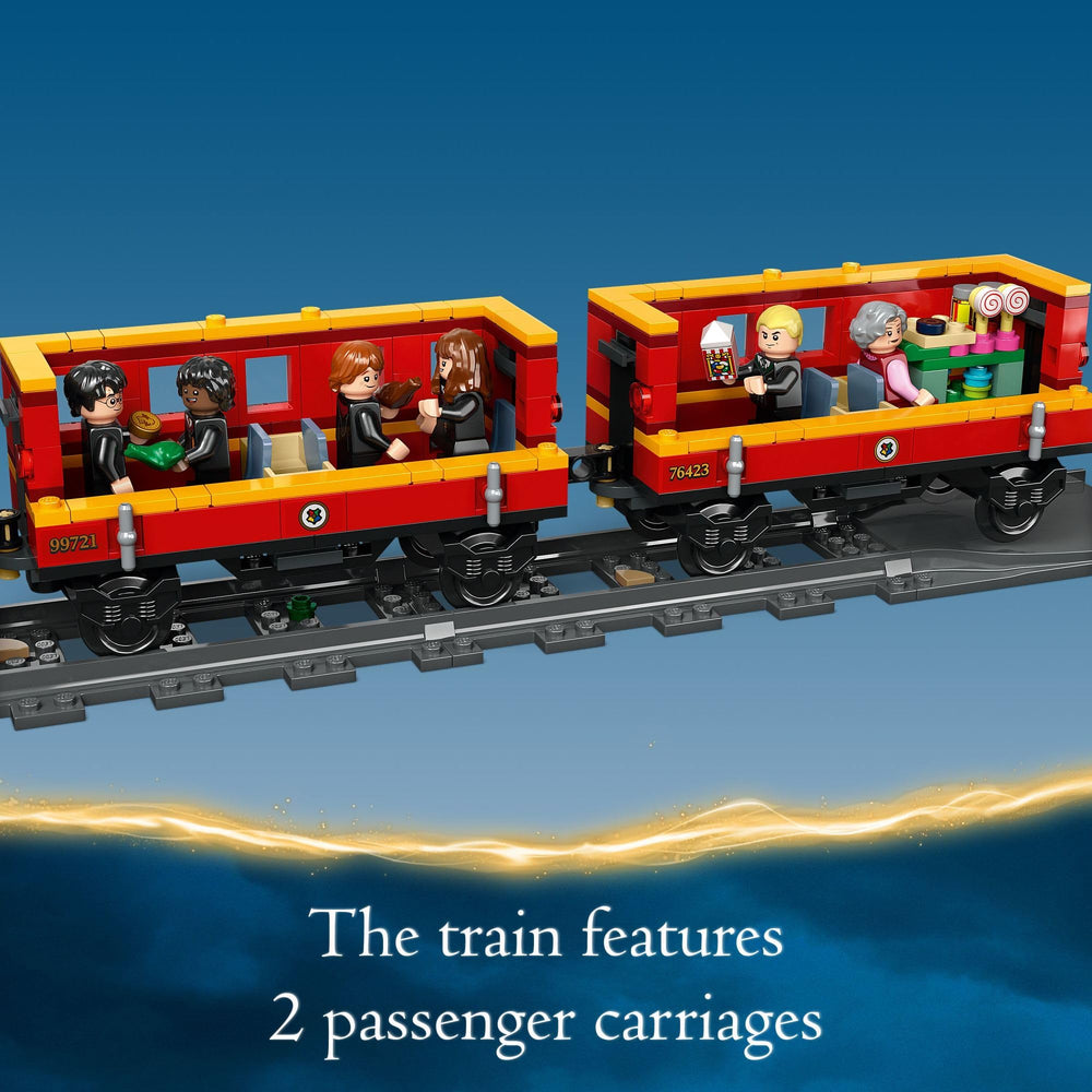 LEGO Hogwarts Express passenger car 1 for character-filled journeys and display