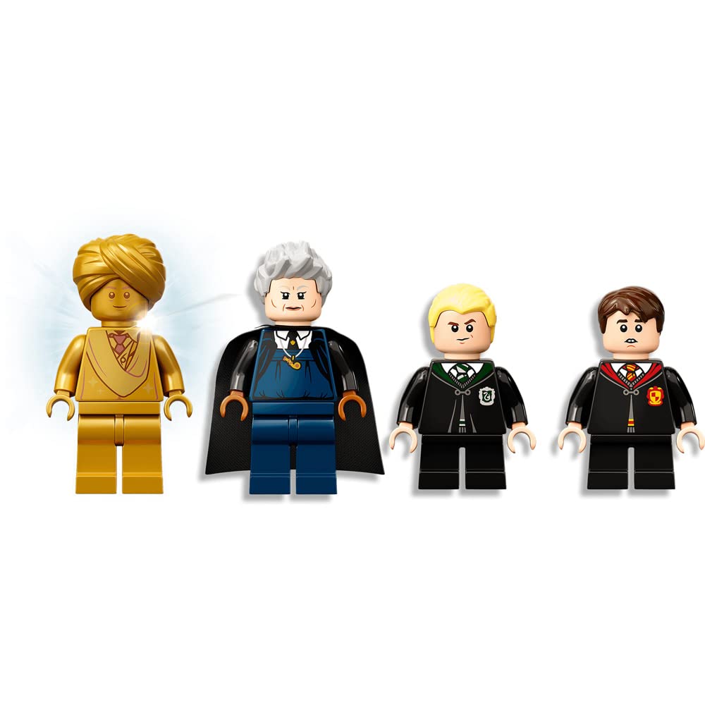LEGO Harry Potter Hogwarts First Flying Lesson diorama captures magical architecture details