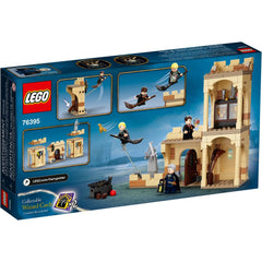 LEGO Harry Potter Hogwarts First Flying Lesson display image emphasizes compact, collectible diorama