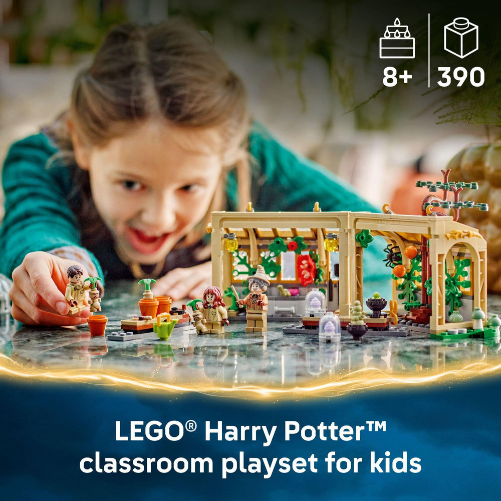 LEGO Herbology Class removable tables for interactive classroom scenes