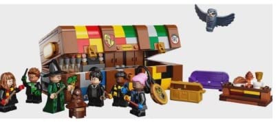 LEGO Harry Potter trunk with house colors for customization
