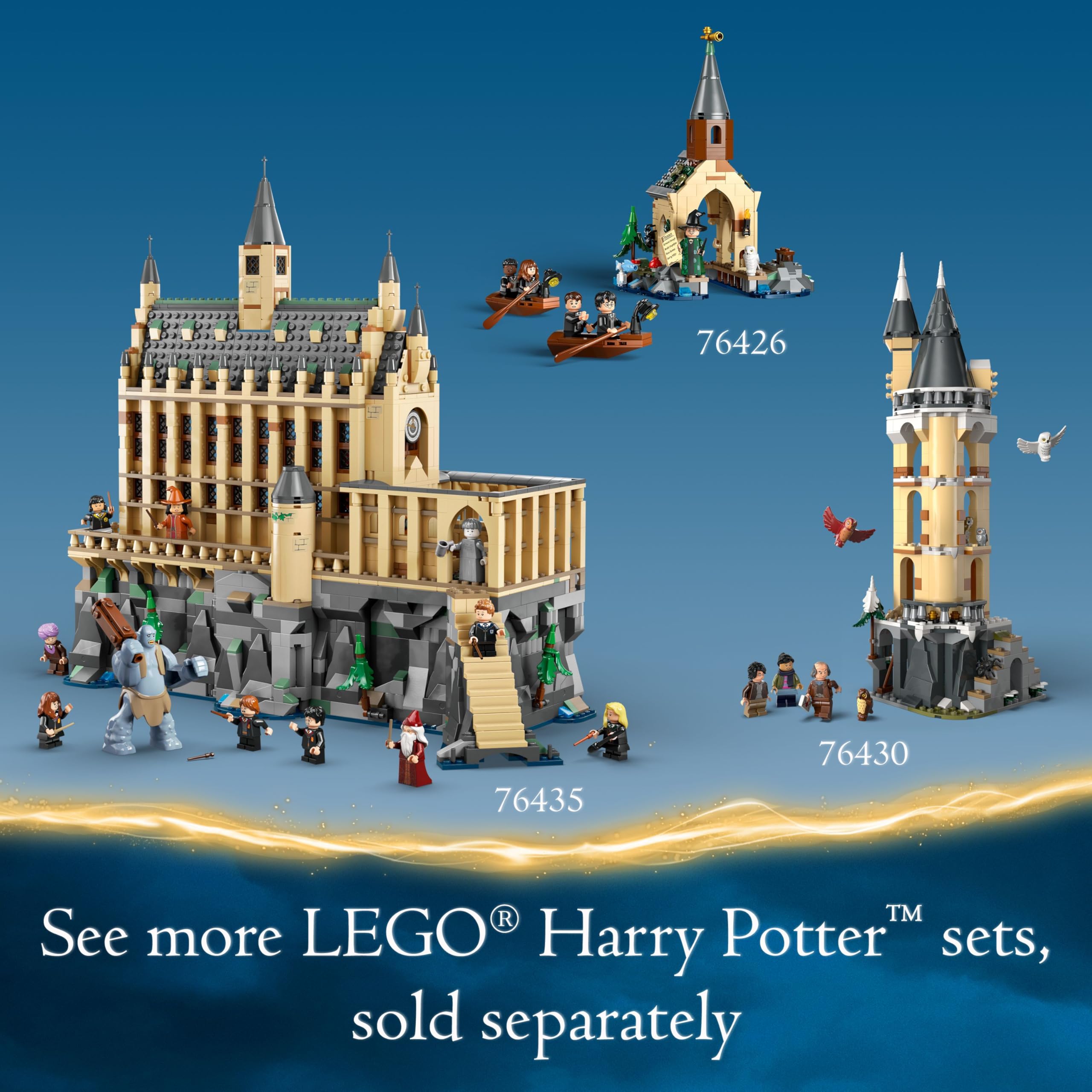 LEGO Hogwarts modular design connects with other sets for bigger scenes