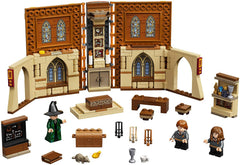 LEGO Hogwarts Moment blackboard and desks enhance interactive lessons and storytelling.
