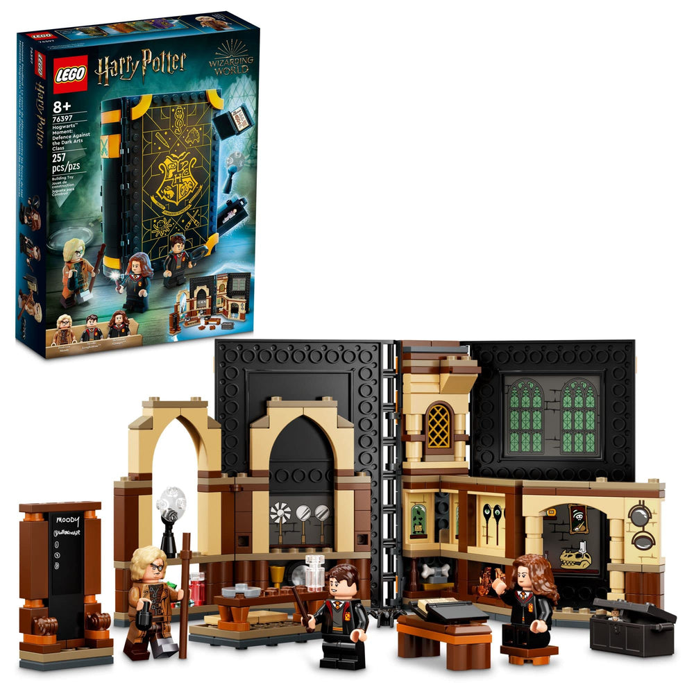 LEGO Harry Potter Hogwarts Moment Defence Class front cover showing portable classroom play