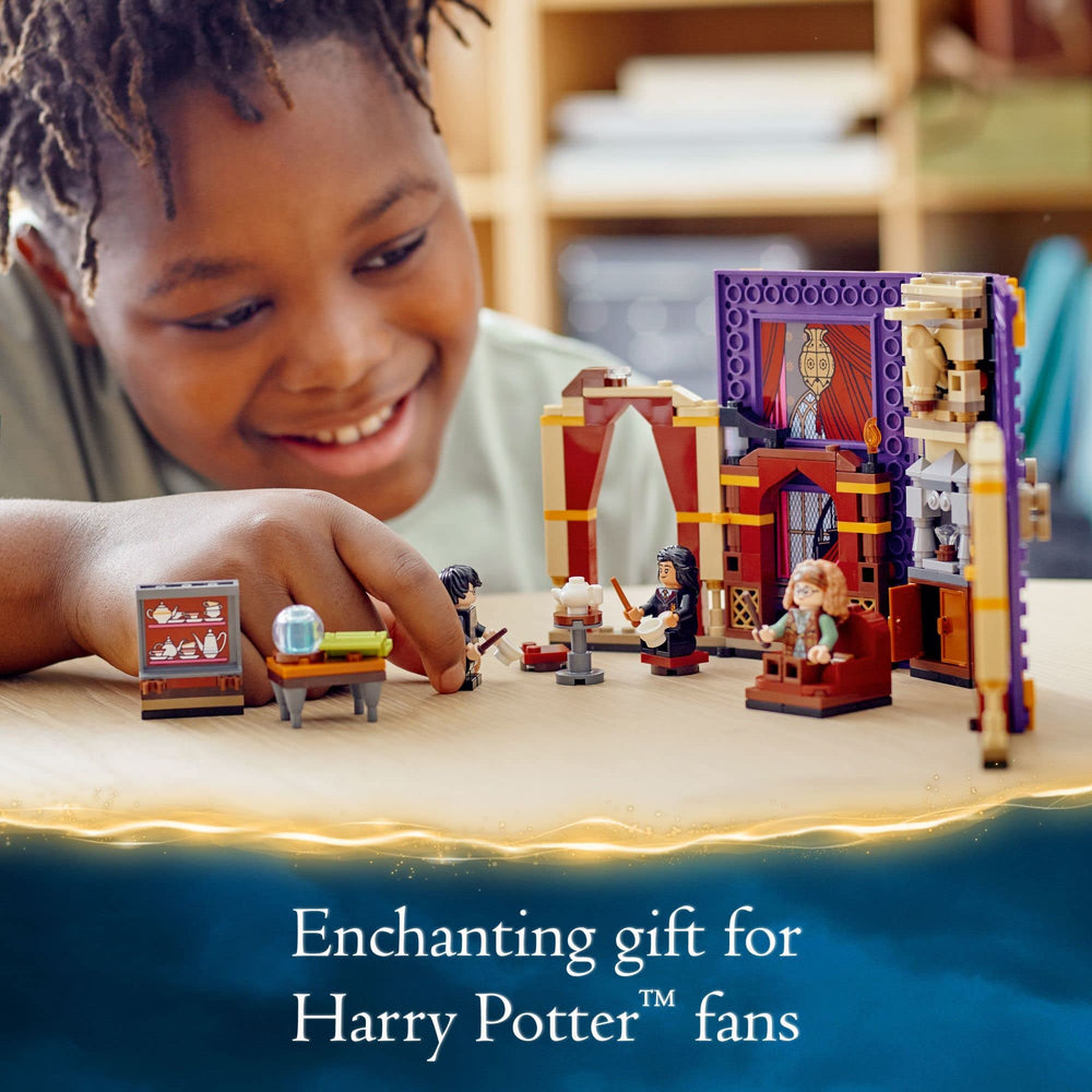 LEGO Harry Potter Hogwarts Moment divination class cupboard storage keeps magical classroom tidy