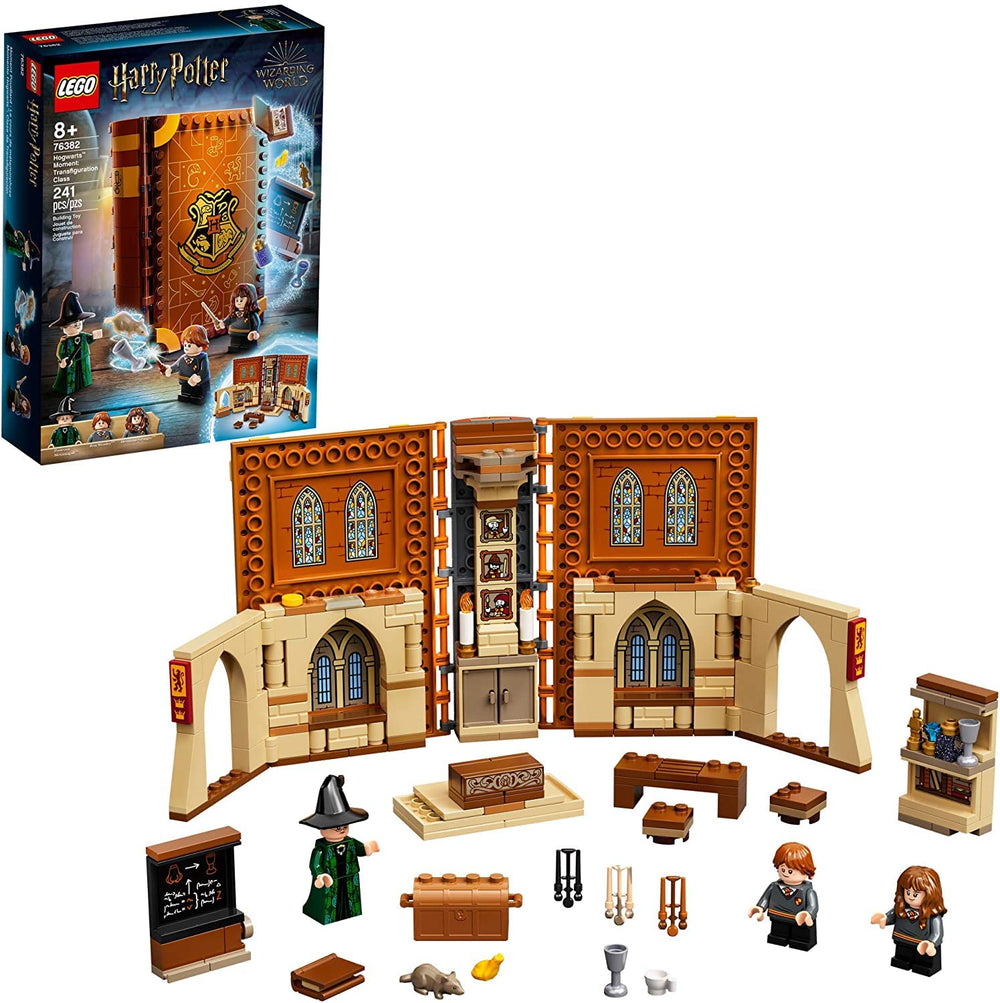LEGO Harry Potter McGonagall minifigure included for authentic classroom role-play.