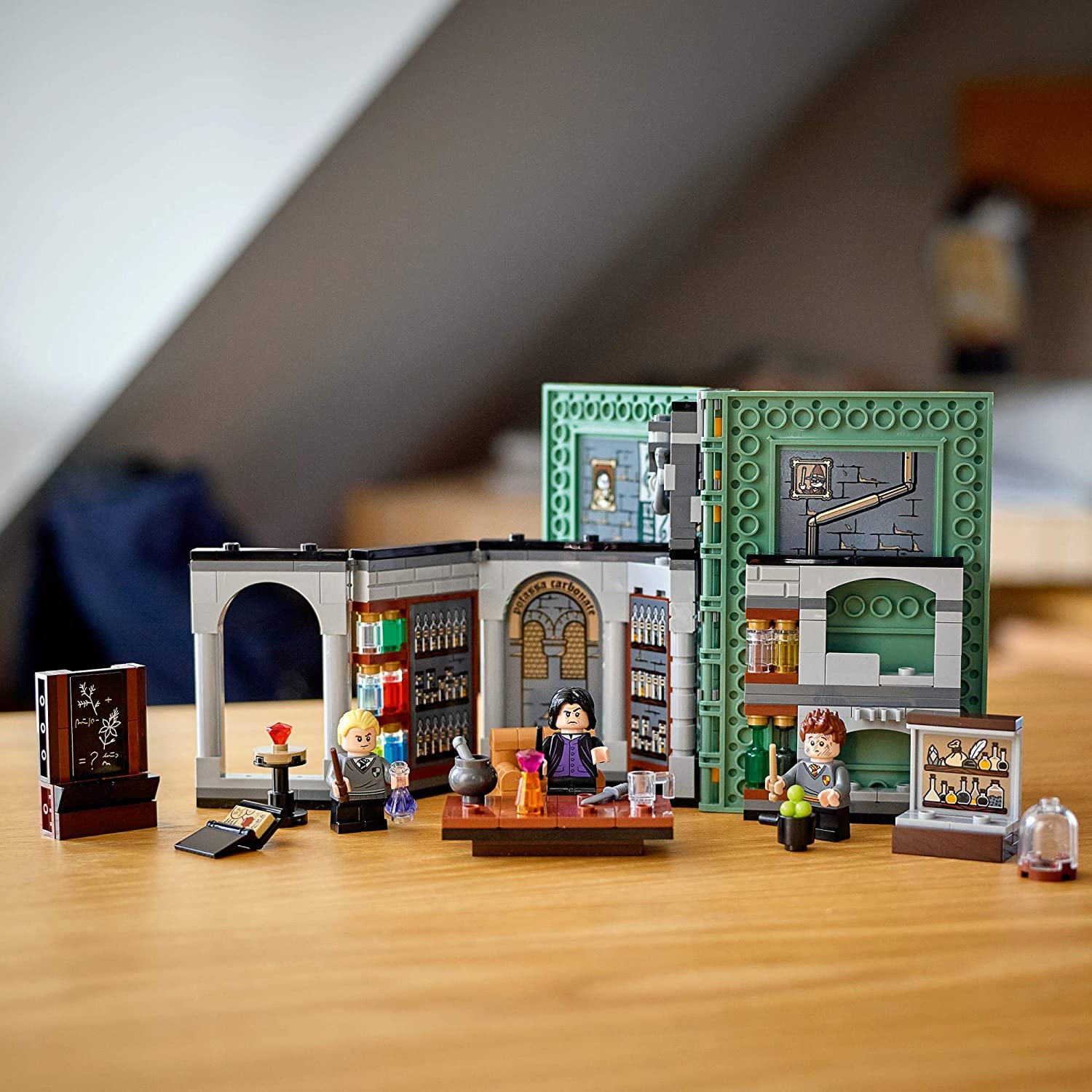 LEGO Harry Potter Hogwarts Moment Potions Class secret chamber invites hidden adventures