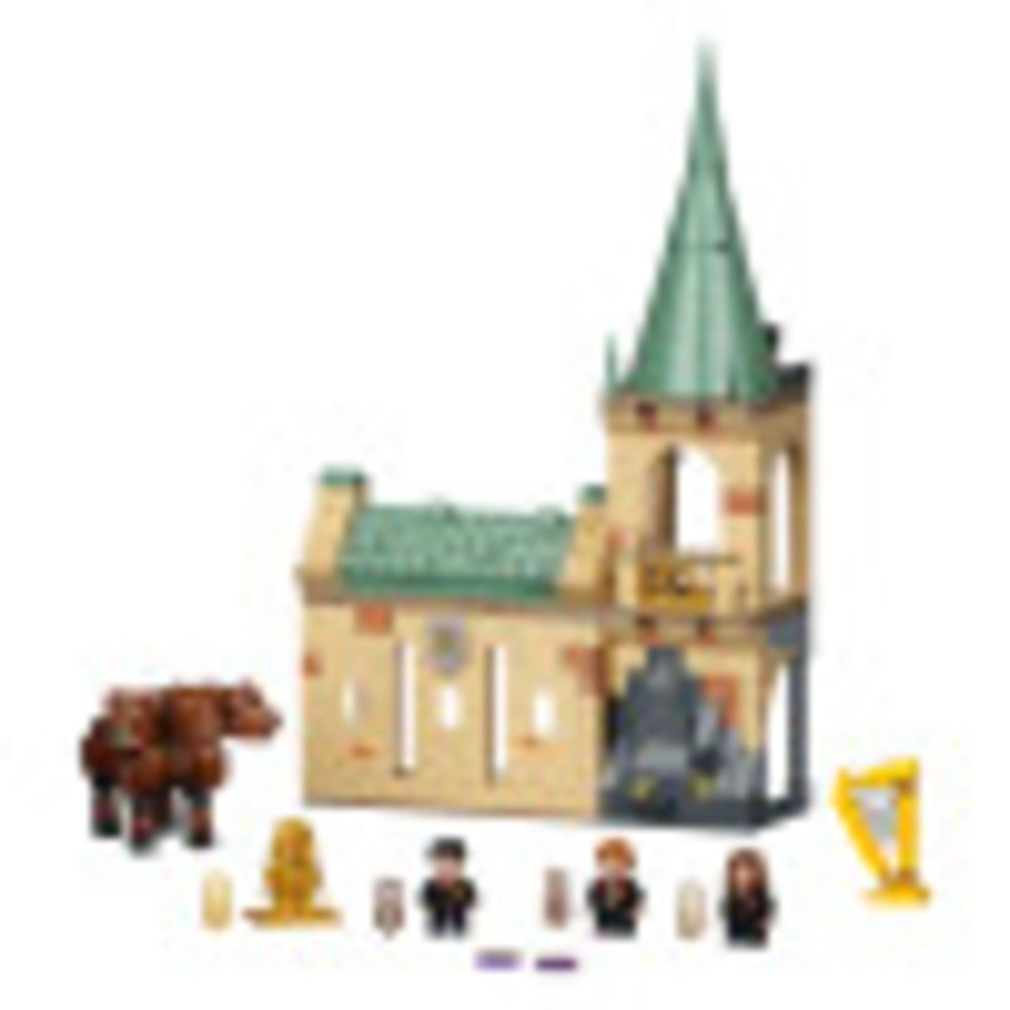 LEGO Harry Potter Hogwarts rooftop and balcony area for elevated storytelling