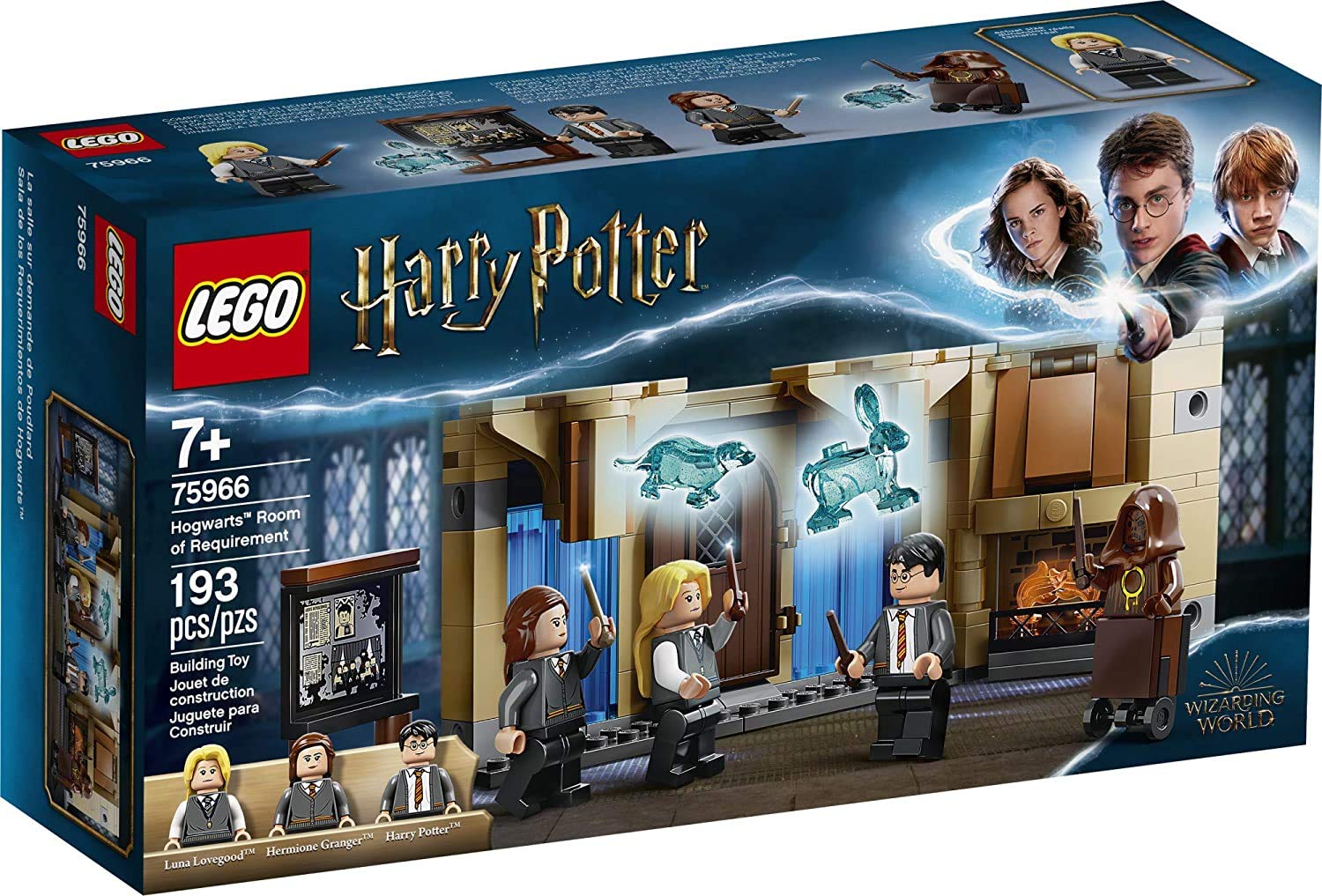 LEGO Harry Potter Hogwarts Room of Requirement set displayed for magical play and imaginative room configurations.