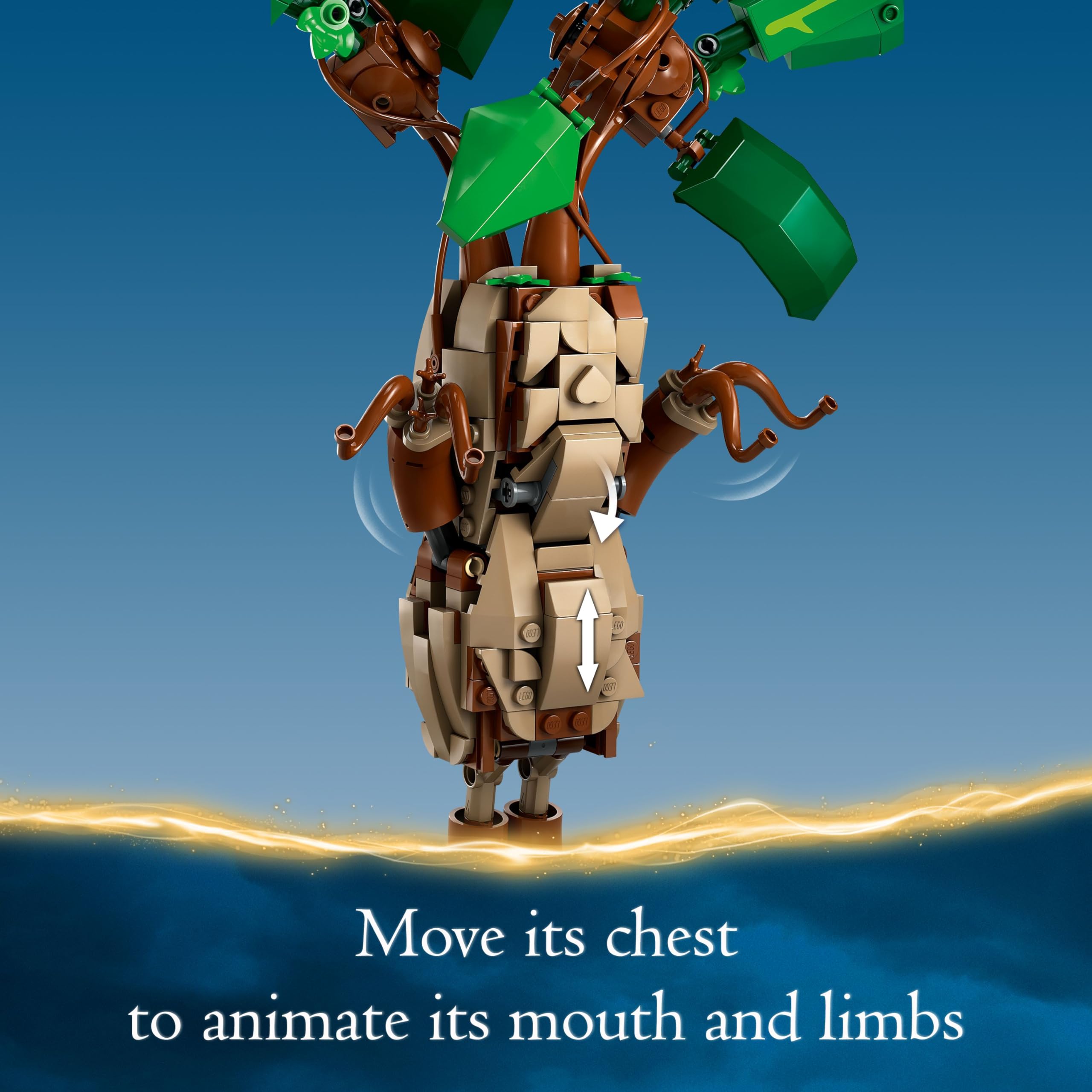 LEGO Harry Potter Mandrake app integration for building guide