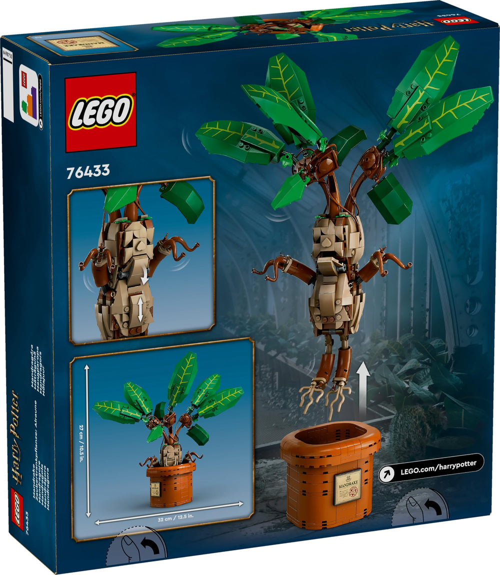 LEGO Harry Potter Mandrake Hogwarts-inspired detail