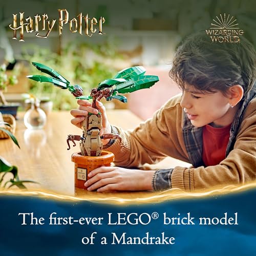 LEGO Harry Potter Mandrake torso movement for interactive play
