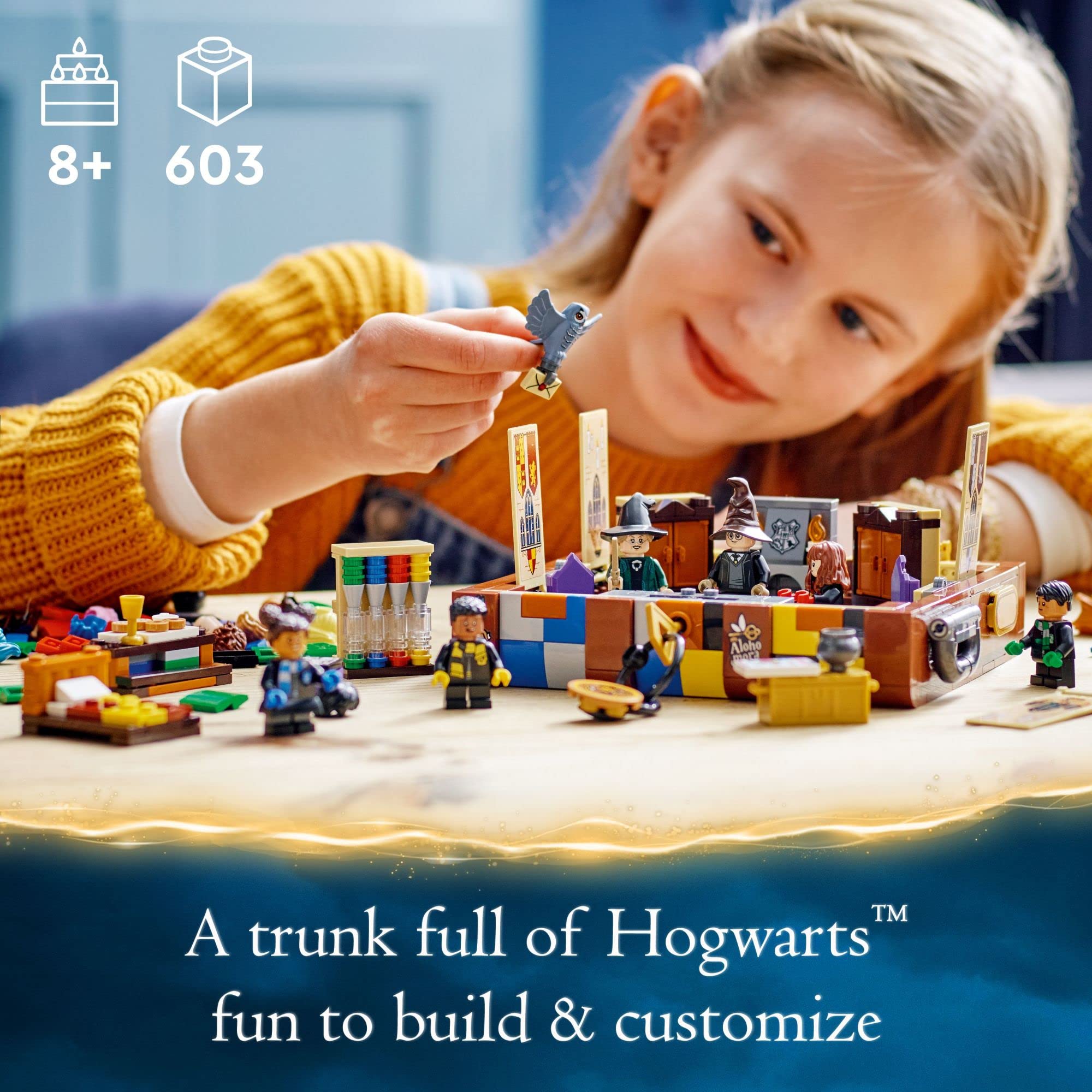 LEGO Harry Potter minifigures and parts for character building