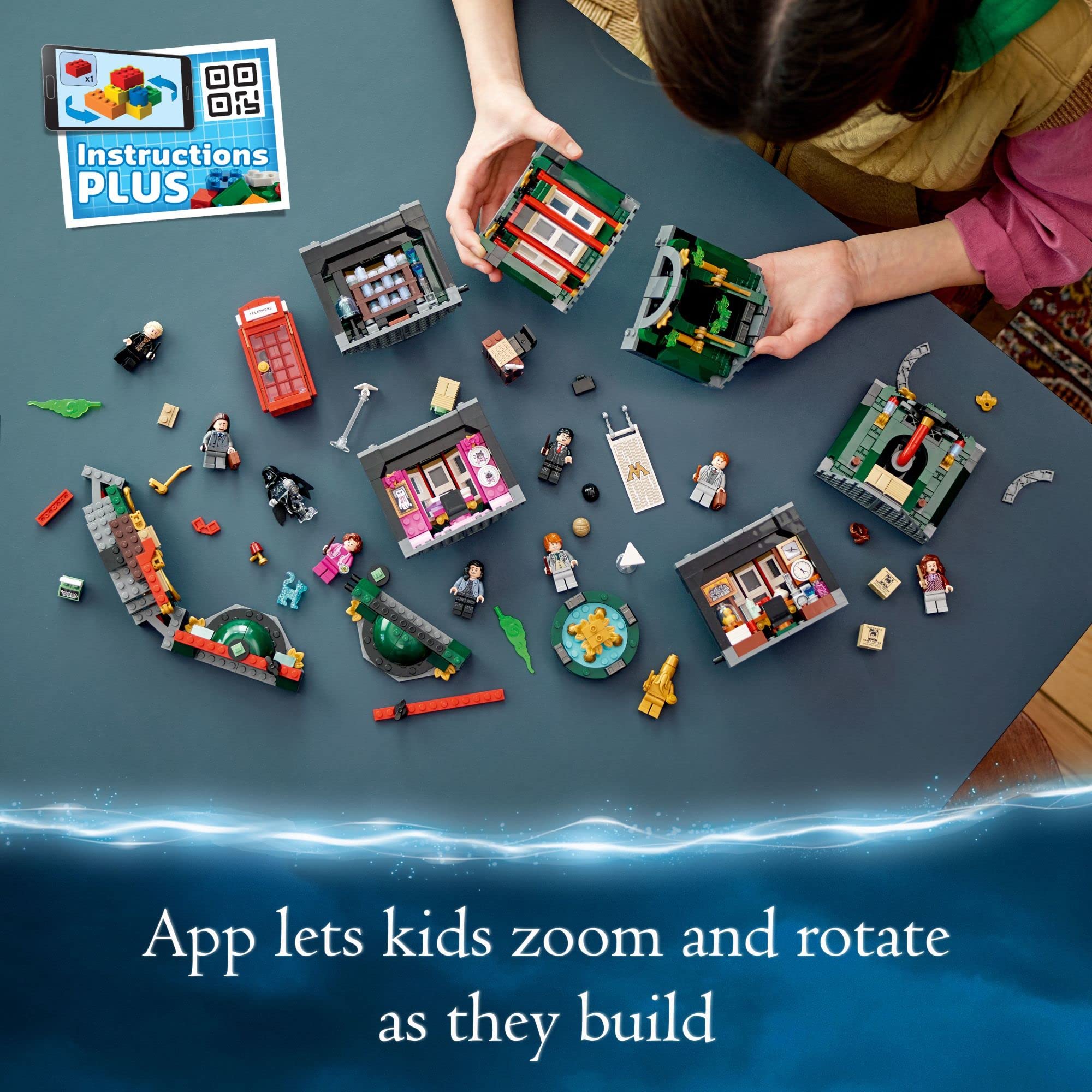 LEGO Harry Potter Polyjuice potion transform, enables character transformations during builds.