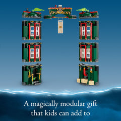 LEGO Harry Potter twelve minifigures, varied characters boost play value and collectability.