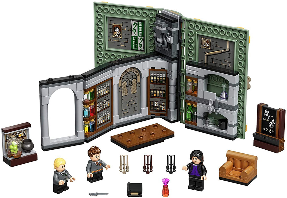 LEGO Harry Potter Hogwarts Moment Potions Class minifigs Snape Draco Seamus enable familiar roleplay